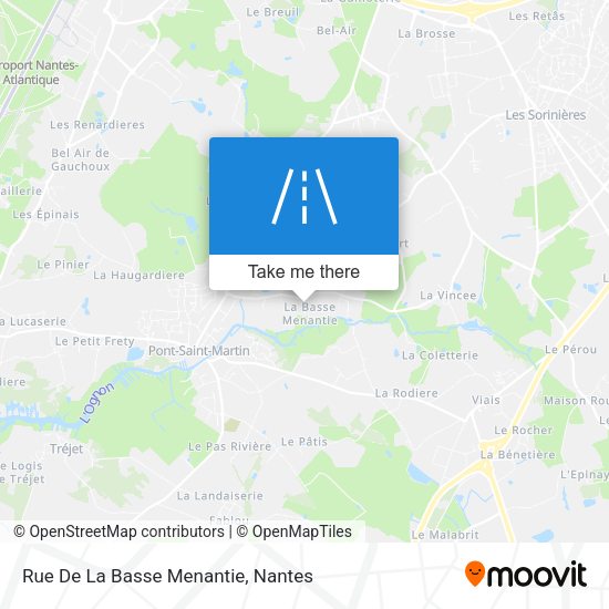 Rue De La Basse Menantie map