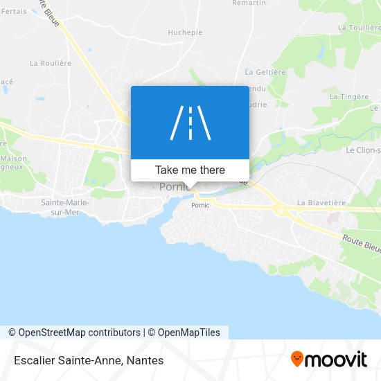 Escalier Sainte-Anne map
