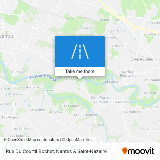 Rue Du Courtil Bochet map