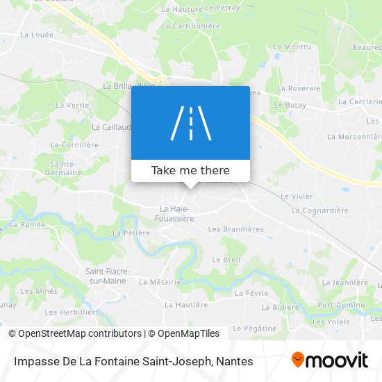 Mapa Impasse De La Fontaine Saint-Joseph