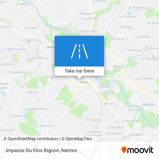 Impasse Du Clos Bignon map