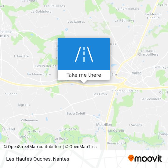 Les Hautes Ouches map