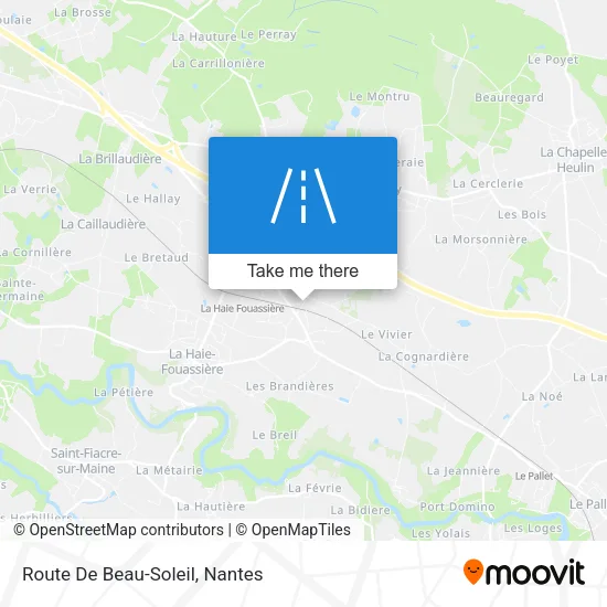 Route De Beau-Soleil map