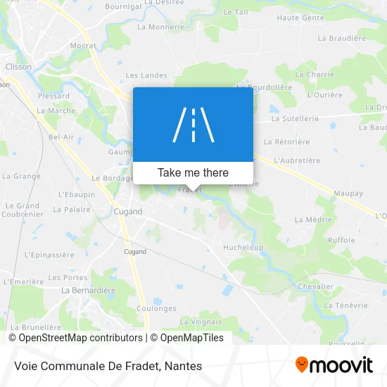 Voie Communale De Fradet map
