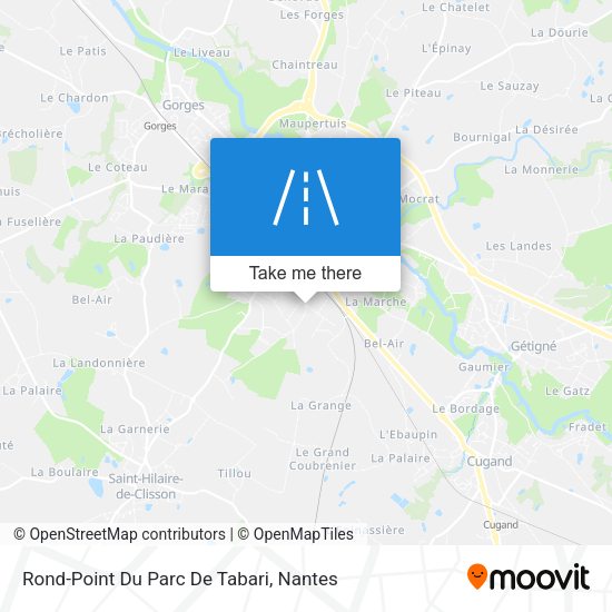 Rond-Point Du Parc De Tabari map