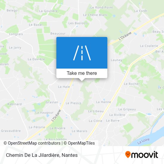 Chemin De La Jilardière map