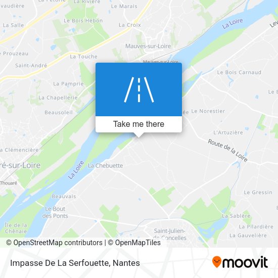 Impasse De La Serfouette map