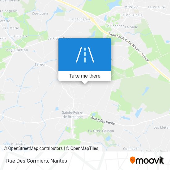 Rue Des Cormiers map