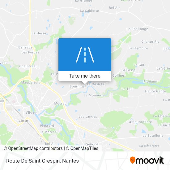 Route De Saint-Crespin map