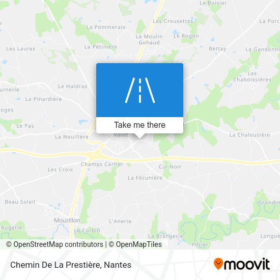 Chemin De La Prestière map