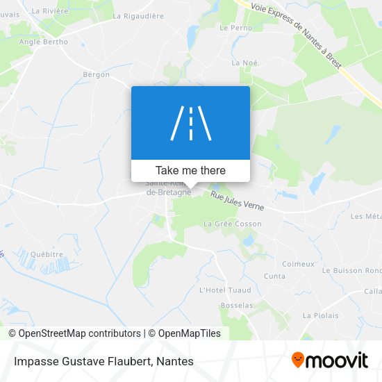 Impasse Gustave Flaubert map