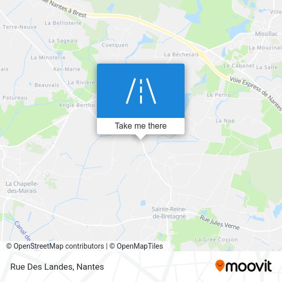 Rue Des Landes map