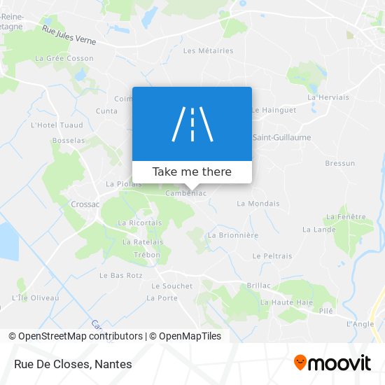 Rue De Closes map