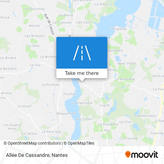 Mapa Allée De Cassandre