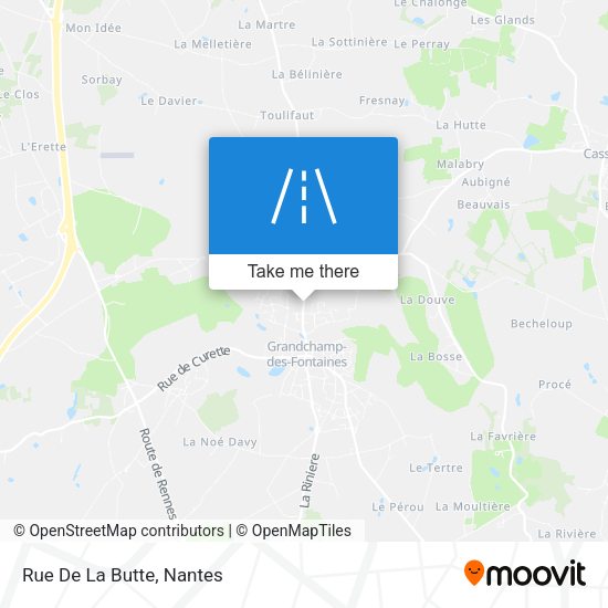 Rue De La Butte map