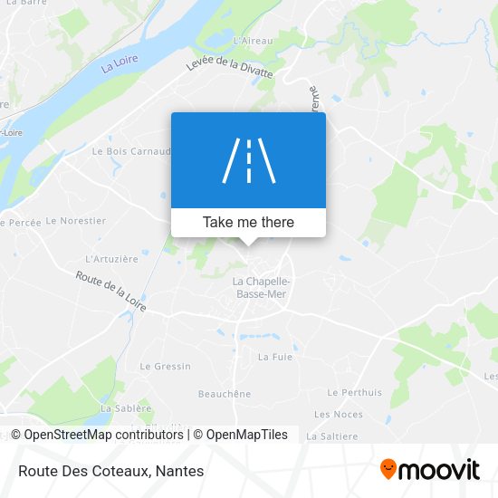 Route Des Coteaux map