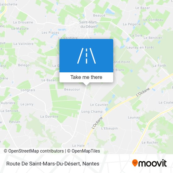 Route De Saint-Mars-Du-Désert map