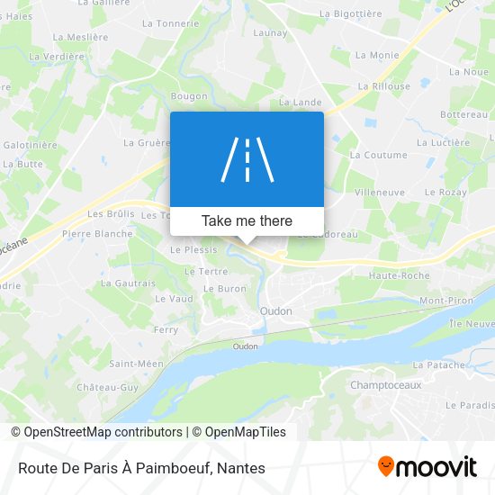 Route De Paris À Paimboeuf map