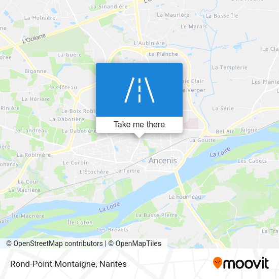 Rond-Point Montaigne map