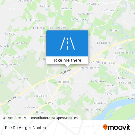 Rue Du Verger map