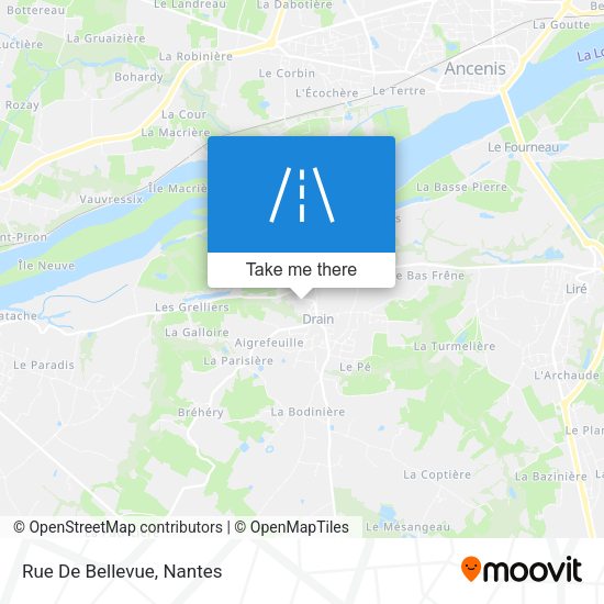 Rue De Bellevue map