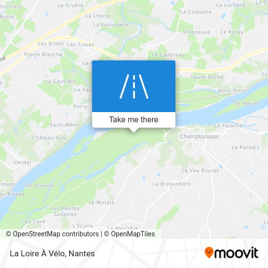 La Loire À Vélo map