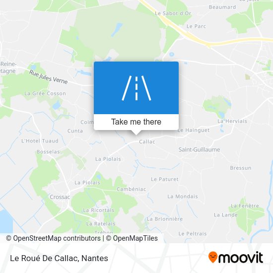 Le Roué De Callac map