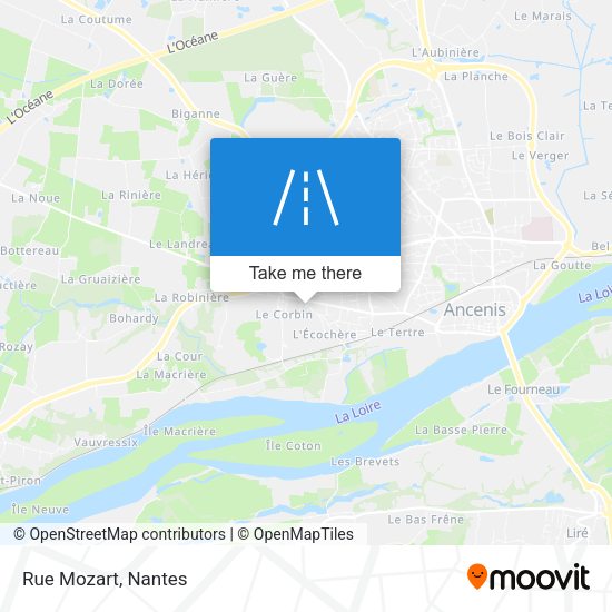 Rue Mozart map