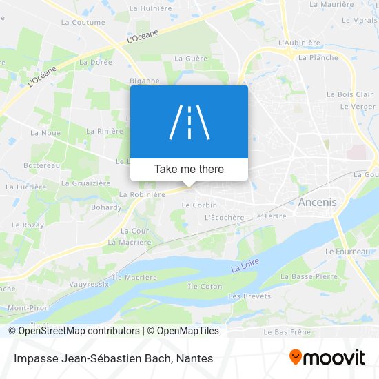 Impasse Jean-Sébastien Bach map