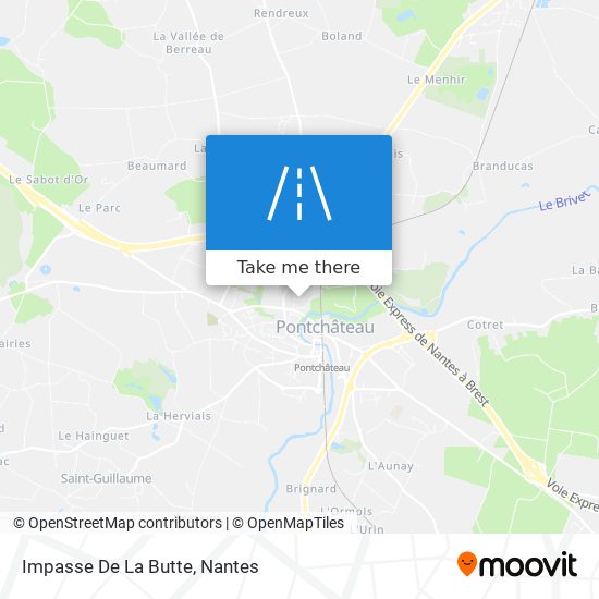 Mapa Impasse De La Butte