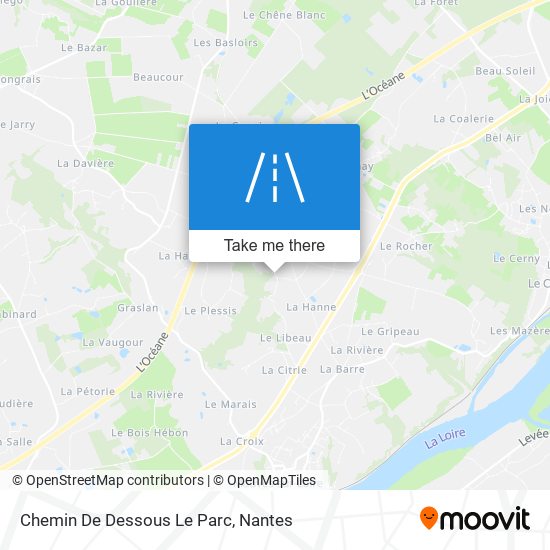 Mapa Chemin De Dessous Le Parc