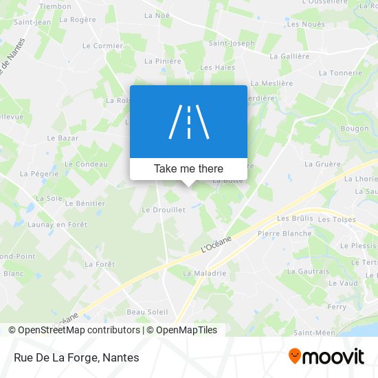 Rue De La Forge map