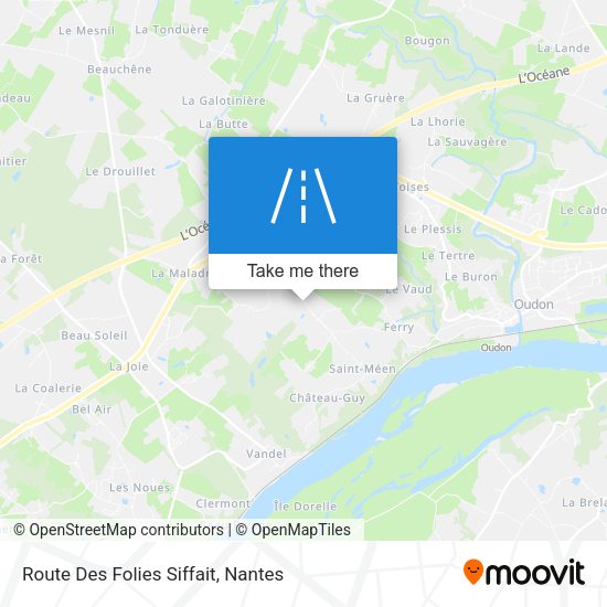 Route Des Folies Siffait map