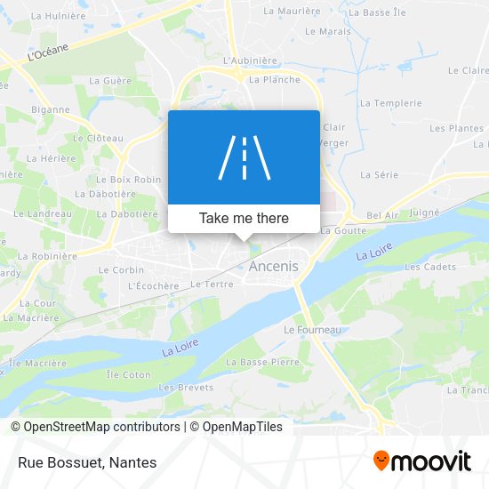 Rue Bossuet map