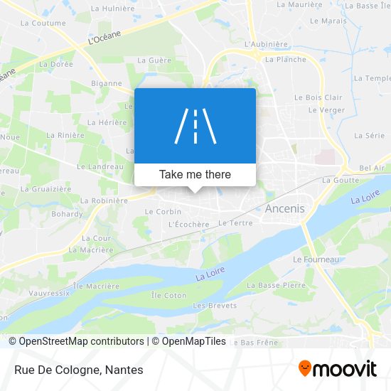 Rue De Cologne map