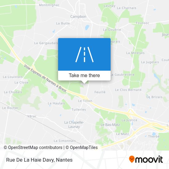 Rue De La Haie Davy map