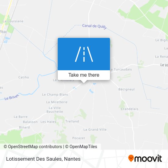 Lotissement Des Saules map