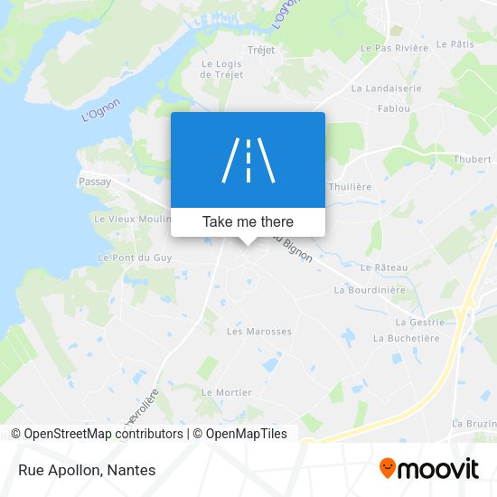Rue Apollon map