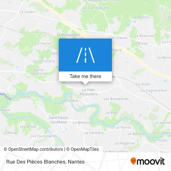 Rue Des Pièces Blanches map