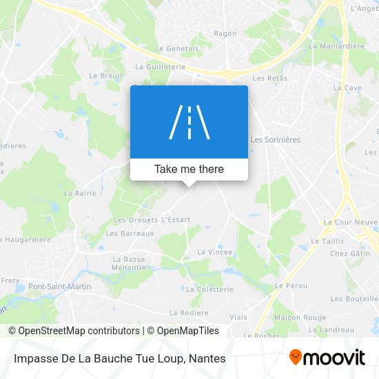 Impasse De La Bauche Tue Loup map