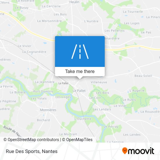 Rue Des Sports map