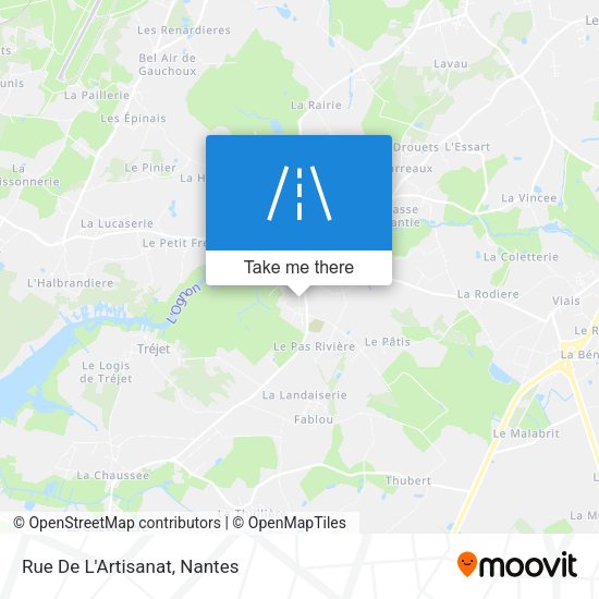 Rue De L'Artisanat map