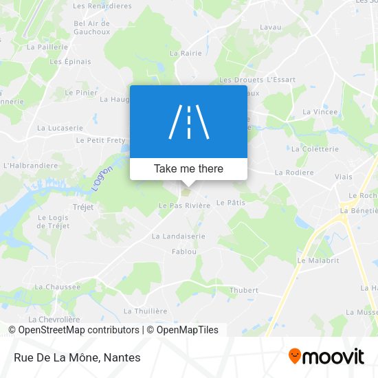 Rue De La Mône map