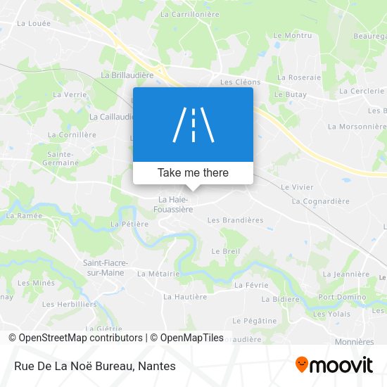 Rue De La Noë Bureau map