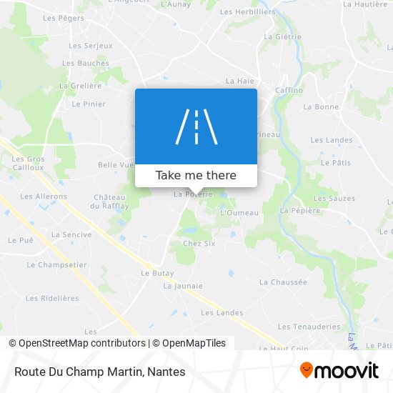 Route Du Champ Martin map