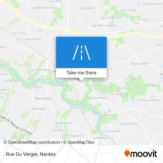 Rue Du Verger map