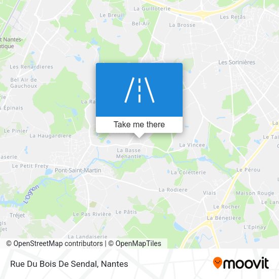 Rue Du Bois De Sendal map