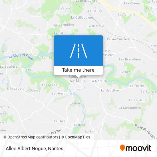Allée Albert Nogue map