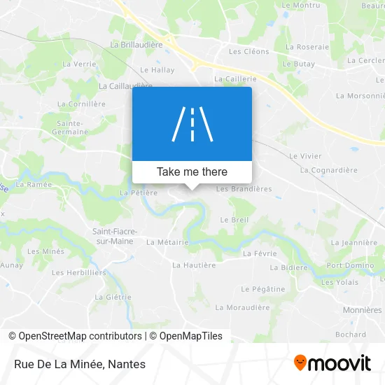Mapa Rue De La Minée