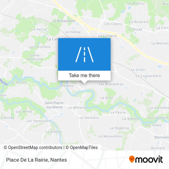 Place De La Rairie map